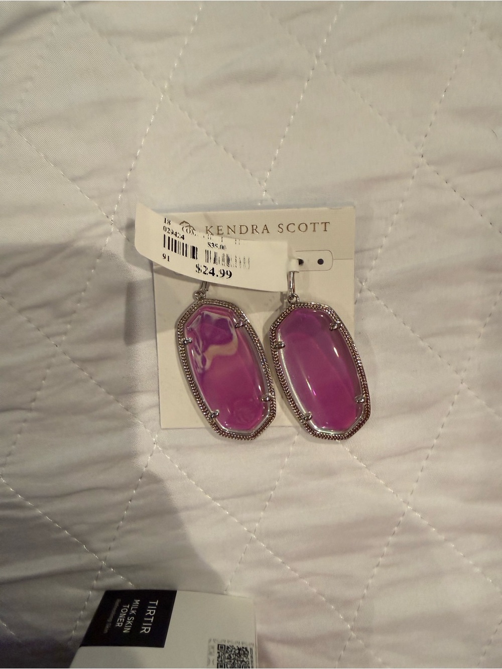 Kendra Scott Purple Elle-Style Drop Earrings